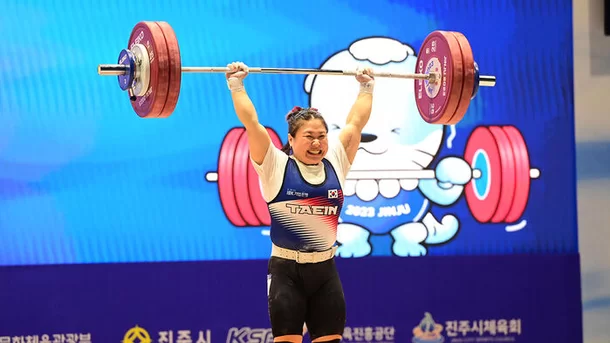 Jang Yeon-hak finishes second in men’s 109kg total at World ...